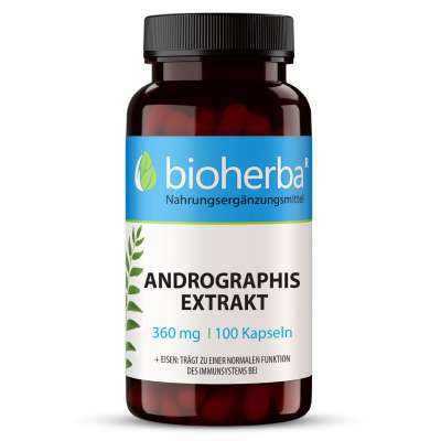 Andrographis kivonat 360 mg - 100 kapszula - Bioherba