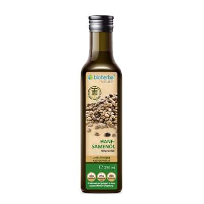 Hidegen sajtolt kenderolaj - 250 ml - Bioherba