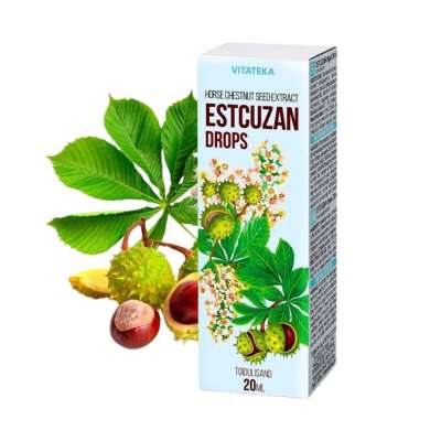 Estcuzan gyógynövényes cseppek - 20 ml - Vitateka