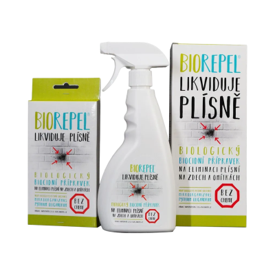 Penész elleni spray – szórófejes flakon + 1 + 2 g-os tasakok – Biorepel