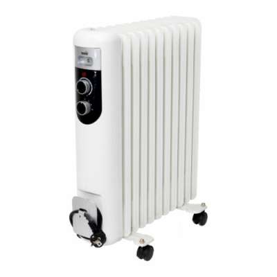 Olajradiátor fehér 11 tagú elektromos 800W/1200W/2000W