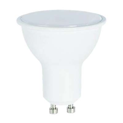 LED spot égő GU10 7W KözépFehér/4000K 620 lm fényerő szabályozhatós tej búra 3 év garancia