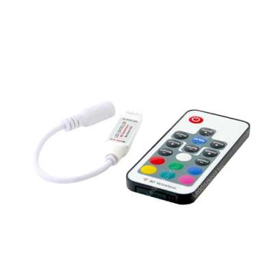 LED vezérlő távirányítóval RGB 72W rádiós 17 gombos 2év garancia