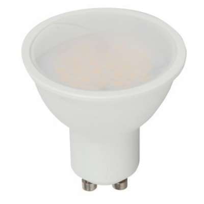 LED spot égő GU10 5W KözépFehér/4200K 420lumen tej 3év garancia
