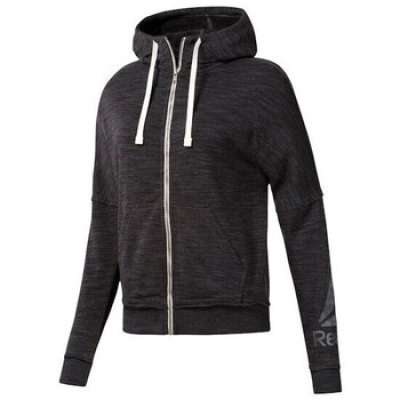 Kapucnis pulóverek Reebok Sport Training Essentials Marble Logo Full Zip