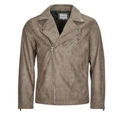 Bőrkabátok Jack & Jones JJROCKY FAUX SUEDE BIKER JACKET