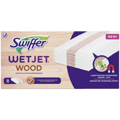 Cipőápolók Swiffer Wet Jet Wood Microfiber Effect Wipes Refills