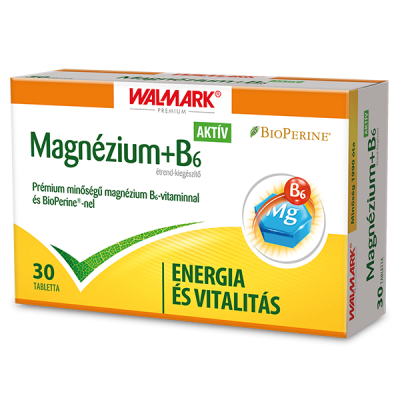 Magnézium+B6 Aktív 30 tabletta