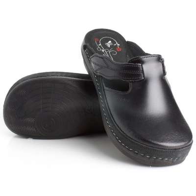 Batz papucs FLOWER FEKETE