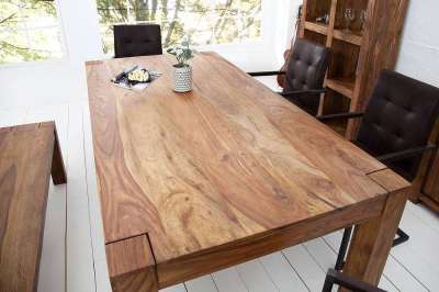 Étkezőasztal masszív Timber 200 cm