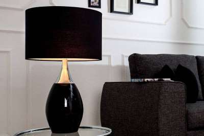 Asztali lámpa Aaria 60 cm fekete