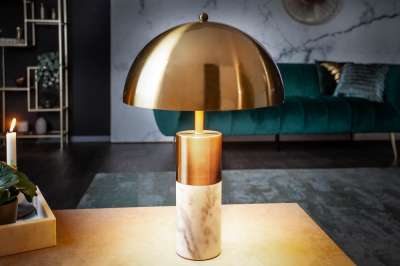 Design asztali lámpa Aamira 52 cm arany