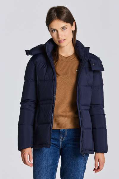DZSEKI GANT D2. MID LENGTH DOWN JACKET EVENING BLUE