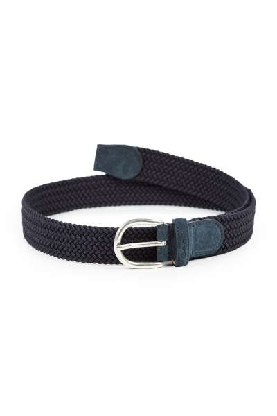 ÖV GANT ELASTIC BRAID BELT MARINE