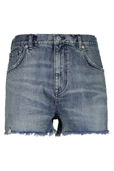 RÖVIDNADRÁG GANT RAW HEM JEANS SHORTS SEMI LIGHT BLUE WORN IN