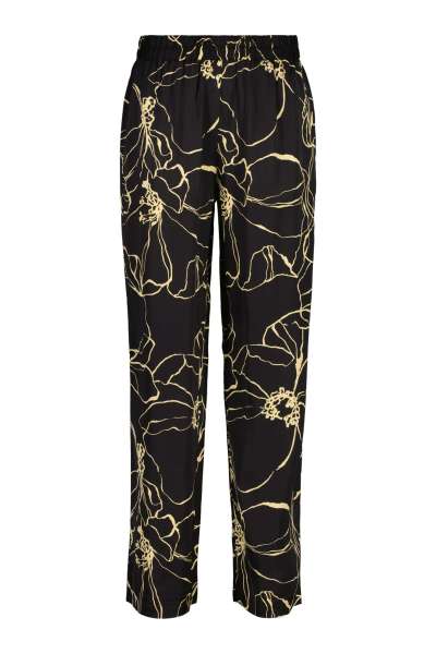 NADRÁG GANT LINE DRAWING PULL ON PANTS EBONY BLACK