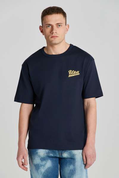 PÓLÓ GANT UA T-HIRT EVENING BLUE