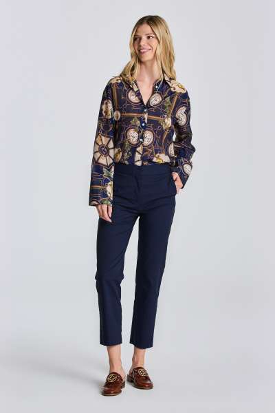 NADRÁG GANT SLIM SLACK EVENING BLUE