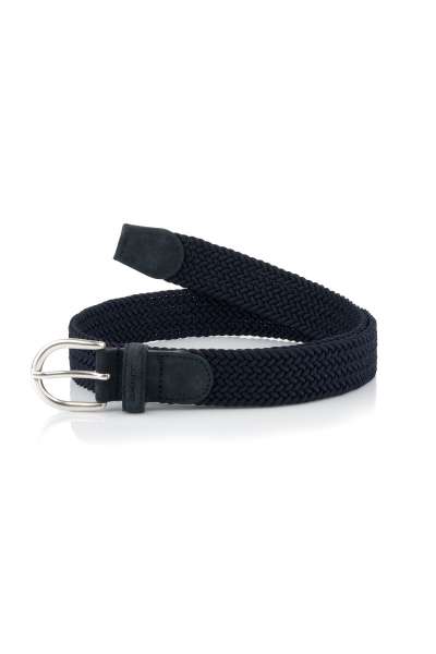 ÖV GANT ELASTIC BRAID BELT MARINE
