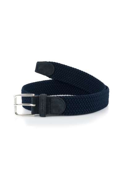 ÖV GANT ELASTIC BRAID BELT EVENING BLUE