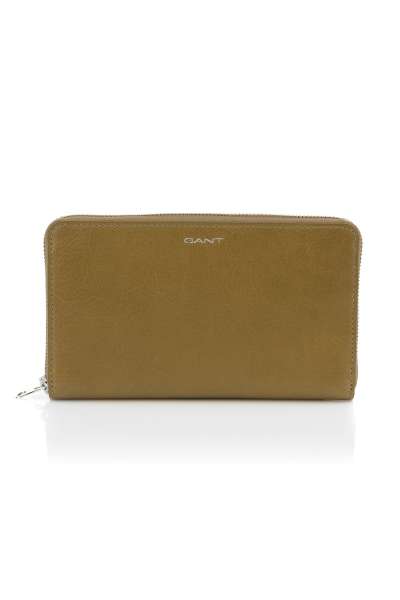 TÁSKA GANT UNISEX. LEATHER WALLET BAG WARM SURPLUS GREEN