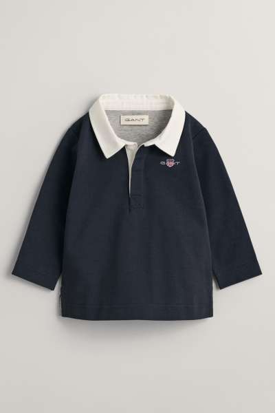 PÓLÓ GANT SHIELD HEAVY RUGGER EVENING BLUE