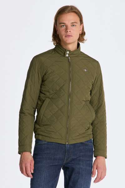 DZEKI GANT QUILTED WINDCHEATER JUNIPER GREEN