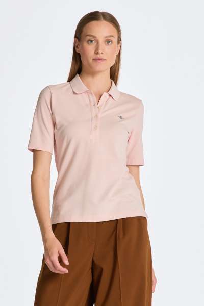 PÓLÓ GANT LIM HIELD  PIQUE POLO FADED PINK