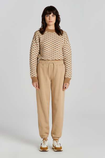 TRÉNINGNADRÁG GANT REL HIELD WEATPANT DARK KHAKI