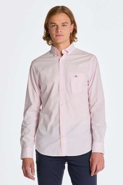 ING GANT REG POPIN SHIRT IGHT PINK