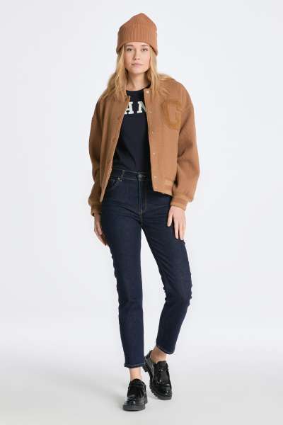 FARMER GANT CROPPED SLIM JEANS DARK BLUE