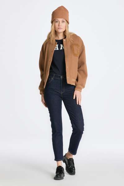 FARMER GANT CROPPED SLIM JEANS DARK BLUE