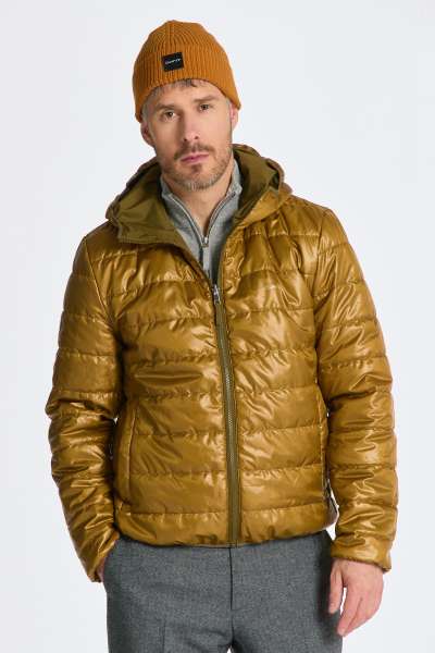 DZEKI GANT REVERIBLE HOODED JACKET DARK CACTU