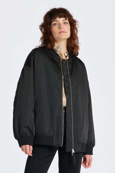 DZEKI GANT PADDED BOMBER EBONY BLACK