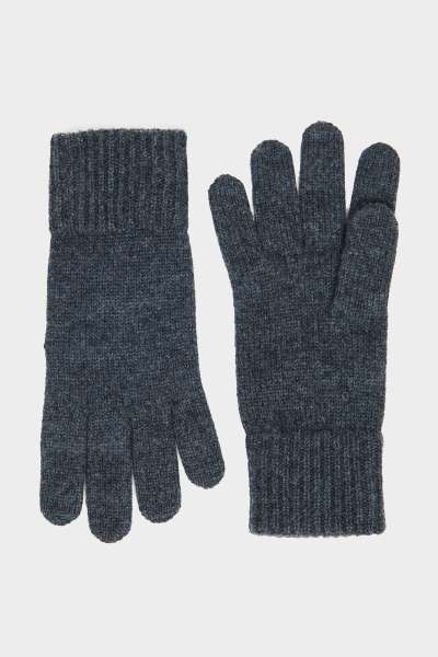 KESZTYŰ GANT LIGHT KNIT GLOVES ANTRACIT MELANGE