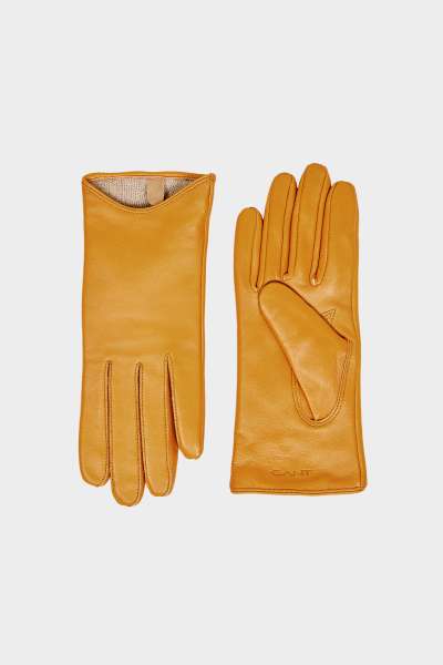 KESZTYŰ GANT LEATHER GLOVES CINNAON BROWN