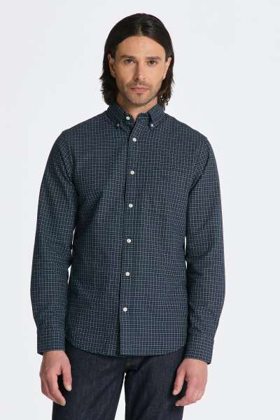 ING GANT REG TATTERALL OXFORD HIRT MARINE