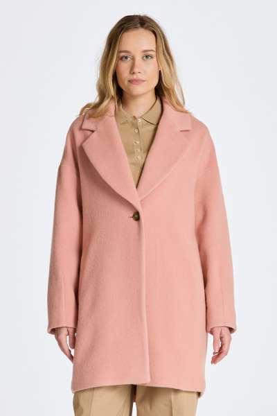 KABÁT GANT COCOON COAT SAMON PINK