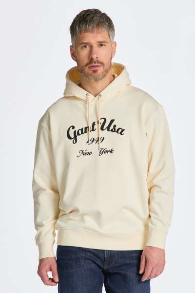 ELEGÍTŐ FELSŐ GANT GRAPHIC HOODIE CREA
