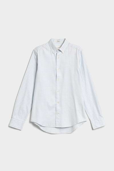 ING GANT LIM JAPE GINGHAM HIRT MUTED BLUE