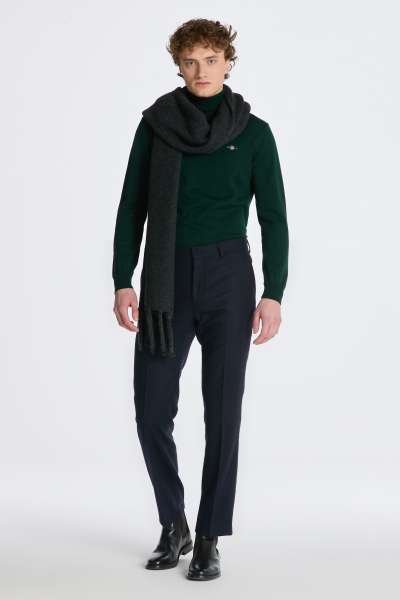 NADRÁG GANT SLIM FLANNEL PANTS EVENING BLUE