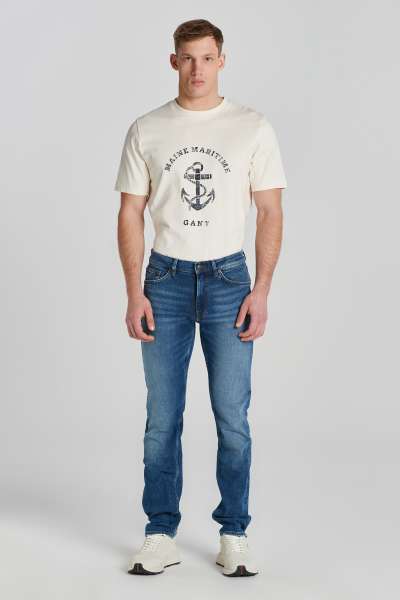 FARMER GANT SLIM JEANS MID BLUE VINTAGE
