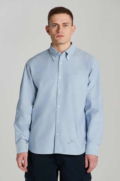 ING GANT RE US OXFORD SHIRT BUE WATER