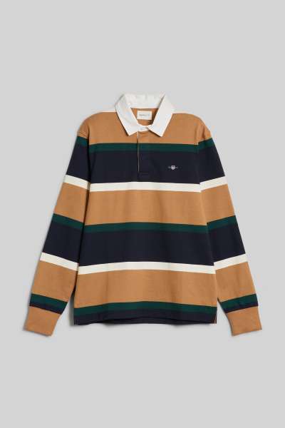 PÓLÓ GANT SHIELD HEAVY RUGGER WARM KHAKI