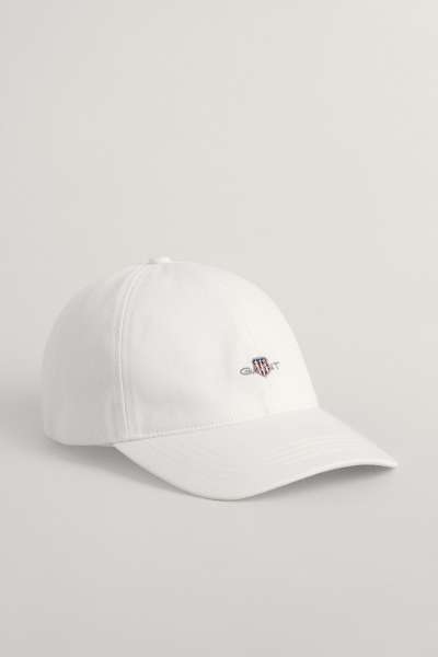 SAPKA GANT UNISEX. SHIELD CAP WHITE