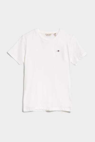 PÓLÓ GANT SHIELD SS T-SHIRT WHITE