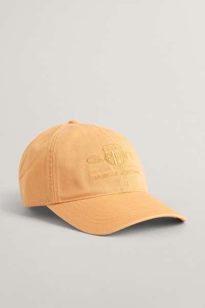 SAPKA 7-16 ÉVES GANT TONAL SHIELD CAP CORAL APRICOT