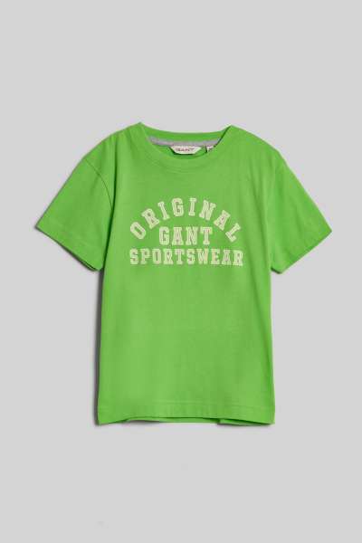 PÓLÓ GANT ORIGINAL SPORTSWEAR T-SHIRT SLIME GREEN