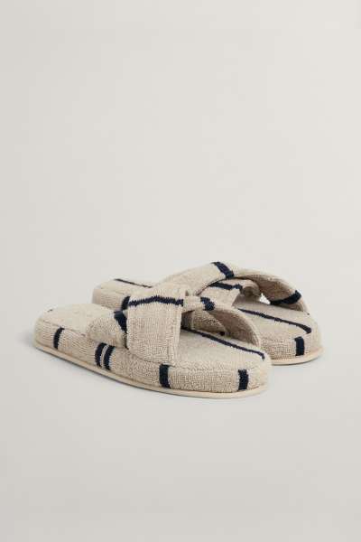 OTTHONI CIPŐ GANT STRIPE CROSS SLIPPERS  PUTTY