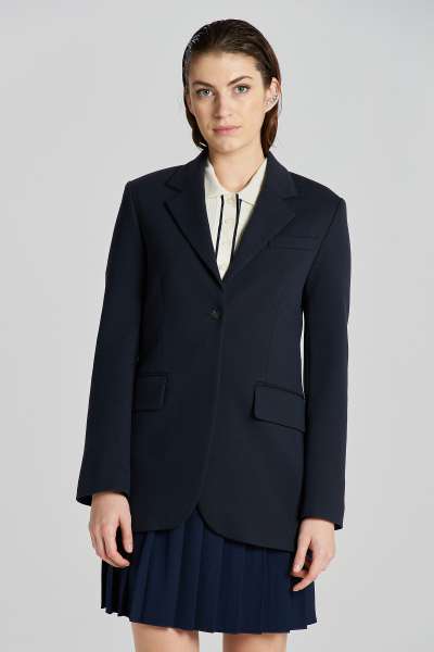 ZAKÓ GANT REG JERSEY BLAZER EVENING BLUE